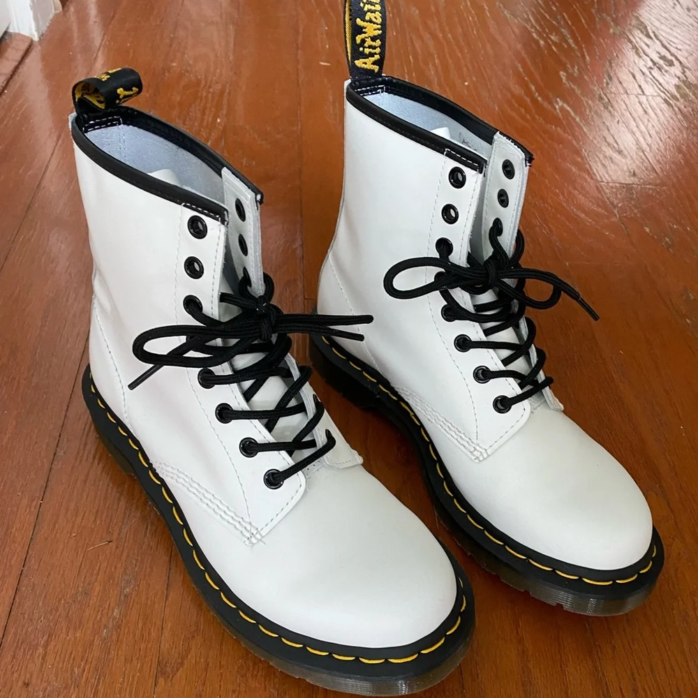 White Doc Martens NWOT - Picture 1 of 8
